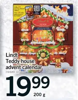 Fortinos LINDT TEDDY HOUSE ADVENT CALENDAR, 200 g offer