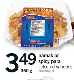 Fortinos NAMAK OR SPICY PARA, 360 g offer