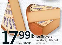 Fortinos LE GRUYERE offer