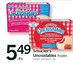 Fortinos SMUCKER'S UNCRUSTABLES, 4's offer