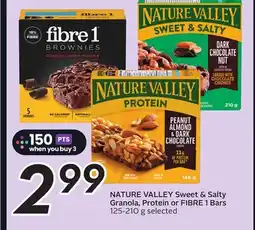 Sobeys NATURE VALLEY Sweet & Salty Granola, Protein or FIBRE 1 Bars offer