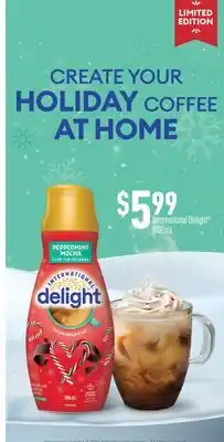 Fortinos INTERNATIONAL DELIGHT , 946 ML offer