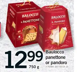 Fortinos BAULOCCO PANETTONE OR PANDORO, 750 g offer