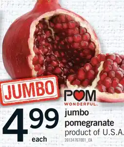 Fortinos JUMBO POMEGRANATE offer