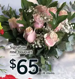 Fortinos SIGNATURE ROSE BOUQUET, 18 stems offer