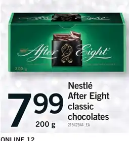 Fortinos NESTLÉ AFTER EIGHT CLASSIC CHOCOLATES, 200 g offer