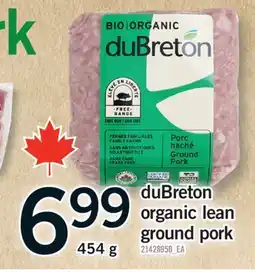 Fortinos DUBRETON ORGANIC LEAN GROUND PORK, 454 g offer