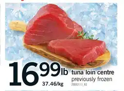 Fortinos TUNA LOIN CENTRE offer