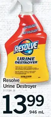 Fortinos RESOLVE URINE DESTROYER, 946 ML offer
