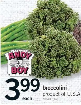 Fortinos BROCCOLINI offer