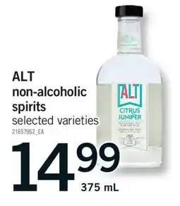 Fortinos ALT NON-ALCOHOLIC SPIRITS, 375 ML offer