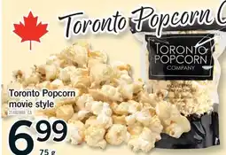 Fortinos TORONTO POPCORN MOVIE STYLE, 75 g offer