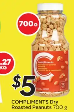 Sobeys COMPLIMENTS Dry Roasted Peanuts offer