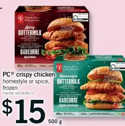 Fortinos PC CRISPY CHICKEN CRISPY offer