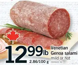 Fortinos VENETIAN GENOA SALAMI offer
