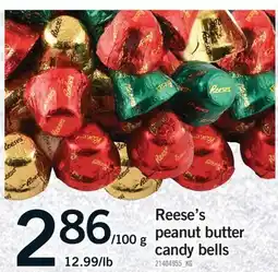 Fortinos REESE'S PEANUT BUTTER CANDY BELLS offer