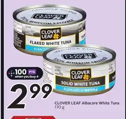 Sobeys CLOVER LEAF Albacore White Tuna offer