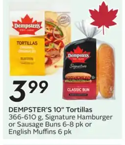 Sobeys DEMPSTER'S 10 Tortillas offer