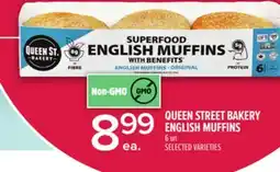 Metro QUEEN STREET BAKERY ENGLISH MUFFINS offer