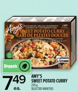 Metro AMY'S SWEET POTATO CURRY offer