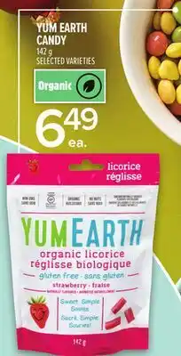 Metro YUM EARTH CANDY offer