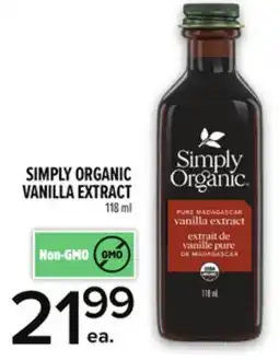 Metro SIMPLY ORGANIC VANILLA EXTRACT offer