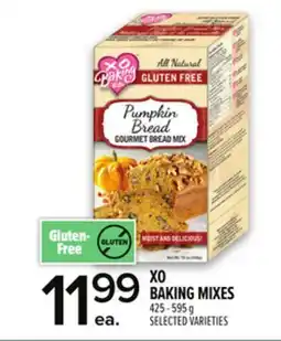 Metro XO BAKING MIXES offer