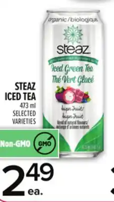 Metro STEAZ ICED TEA offer