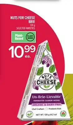 Metro NUTS FOR CHEESE BRIE offer
