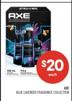 Shoppers Drug Mart AXE BLUE LAVENDER FRAGRANCE COLLECTION offer