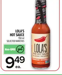 Metro LOLA'S HOT SAUCE offer