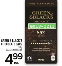 Metro GREEN & BLACK'S CHOCOLATE BARS offer