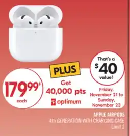 Shoppers Drug Mart APPLE AIRPODS offer