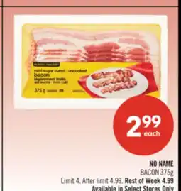 Shoppers Drug Mart NO NAME BACON offer