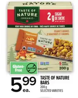 Metro TASTE OF NATURE BARS offer