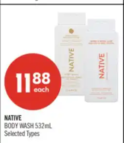 Shoppers Drug Mart NATIVE BODY WASH offer