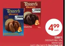 Shoppers Drug Mart TERRY'S CHOCOLATE BALL 145g offer