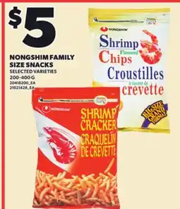 Loblaws NONGSHIM FAMILY SIZE SNACKS, 200-400 G offer
