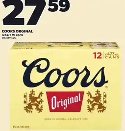 Loblaws COORS ORGINAL offer
