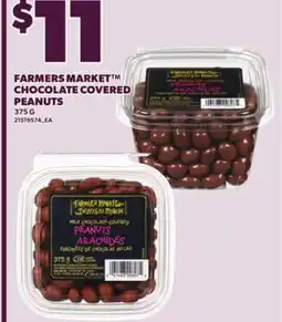 Loblaws FARMERS MARKET CHOCOLATE COVERED PEANUTS, 375 G offer