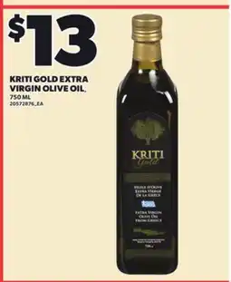 Loblaws KRITI GOLD EXTRA VIRGIN OLIVE OIL, 750 ML offer