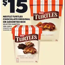 Loblaws NESTLÉ TURTLES CHOCOLATE ORIGINAL OR ASSORTED BOX, 300-350 G offer