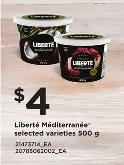Loblaws LIBERTÉ MÉDITERRANÉE , 500 g offer