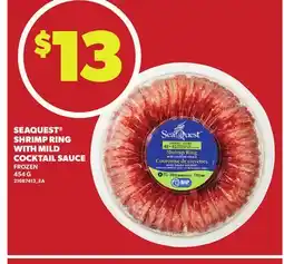 Loblaws SEAQUEST SHRIMP RING WITH MILD COCKTAIL SAUCE, 454 G offer