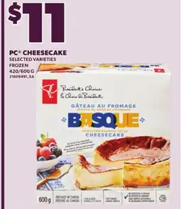 Loblaws PC CHEESECAKE, 420/600 G offer