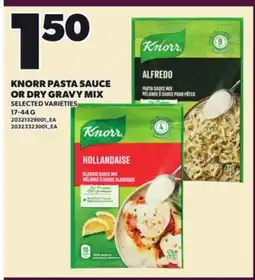 Loblaws KNORR PASTA SAUCE OR DRY GRAVY MIX, 17-44 G offer