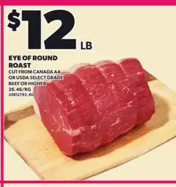 Loblaws EYE OF ROUND ROAST offer