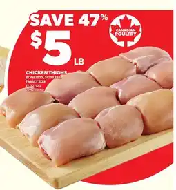 Loblaws CHICKEN THIGHS offer