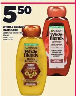 Loblaws WHOLE BLENDS HAIR CARE, 370 ML offer