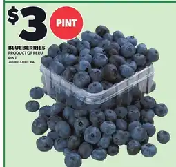 Loblaws BLUEBERRIES, PINT offer